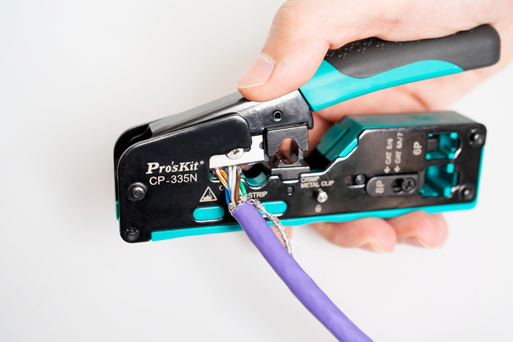 CAT.5/6/7多功能網路壓接鉗