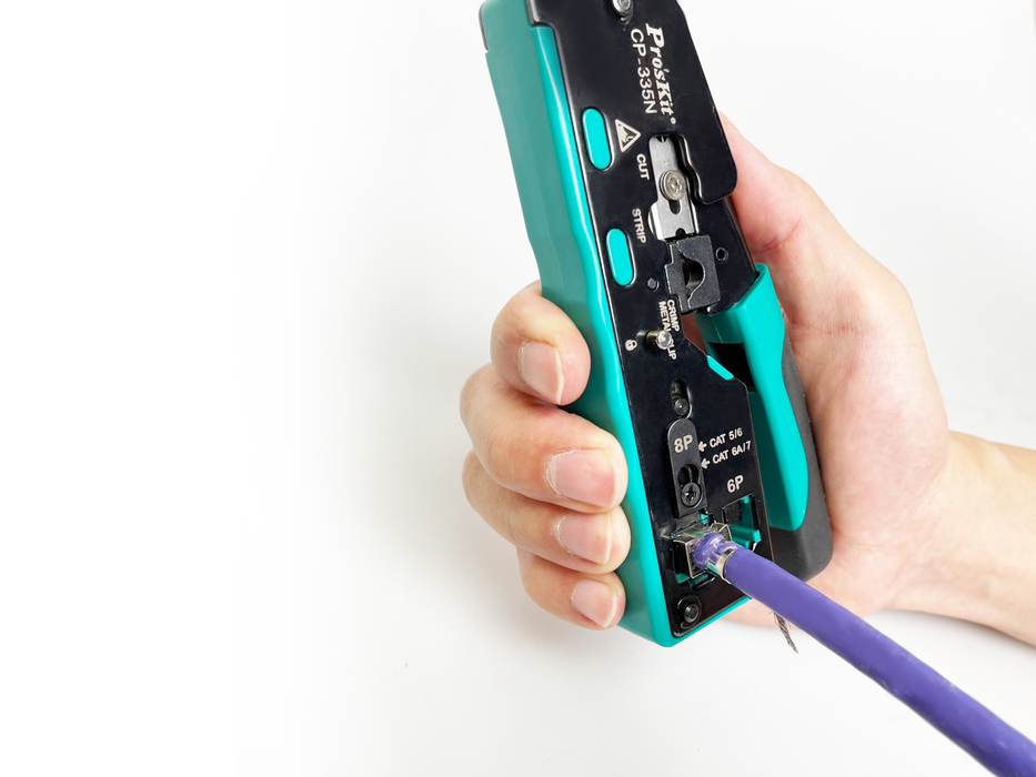 CAT.5/6/7多功能網路壓接鉗